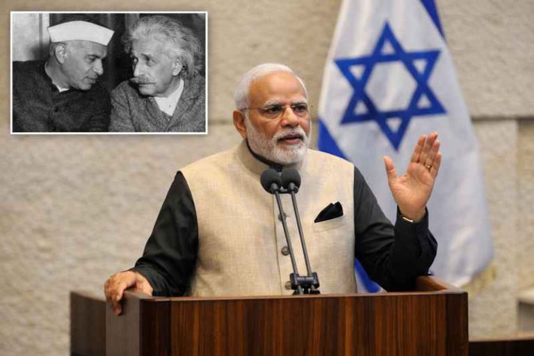 Indian Opposition Criticises Modi’s Israeli Parliament Speech, Citing Nehru’s Historic Position Indian Opposition Criticises Modi’s Israeli Parliament Speech, Citing Nehru’s Historic Position