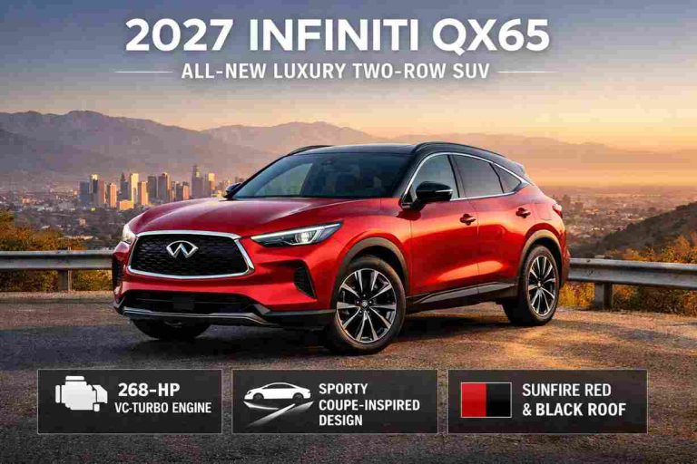 2027 Infiniti QX65: A Sleek Two-Row SUV Joins the Lineup