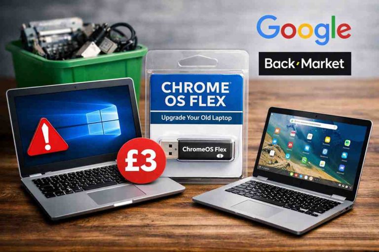 Google and Back Market Offer £3 ChromeOS Flex Upgrade Kits for Ageing Windows 10 Laptops