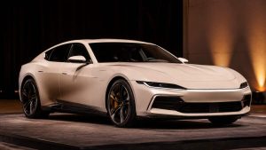 Ferrari’s First Electric Car Sells for Record  Million at Charity Auction