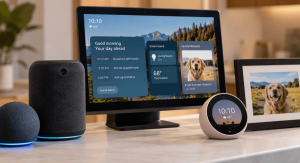 Amazon Unveils Echo Show 16, Echo Time, Alexa Photo Frame and Upgraded Smart Speakers